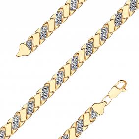 Золотой браслет плетение Фантазийное МАГНАТ МА 023067 МА 023067 фото